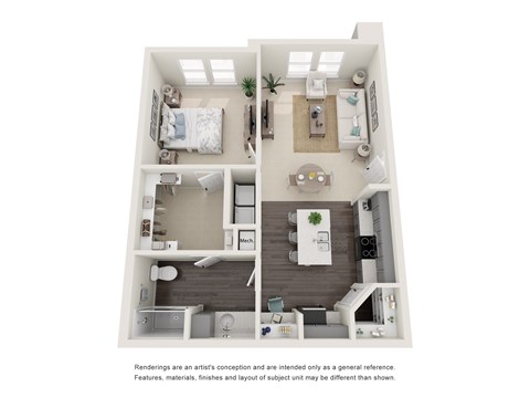 1 bed 1 bath at Lockhart Farms Apartments, Lockhart, Texas